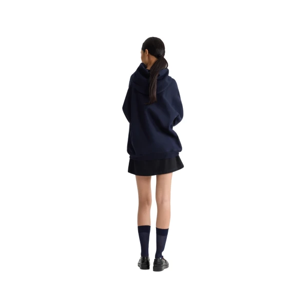 Patou x Moomin Snorkmaiden organic cotton hoodie in Moomin Navy - Image 3