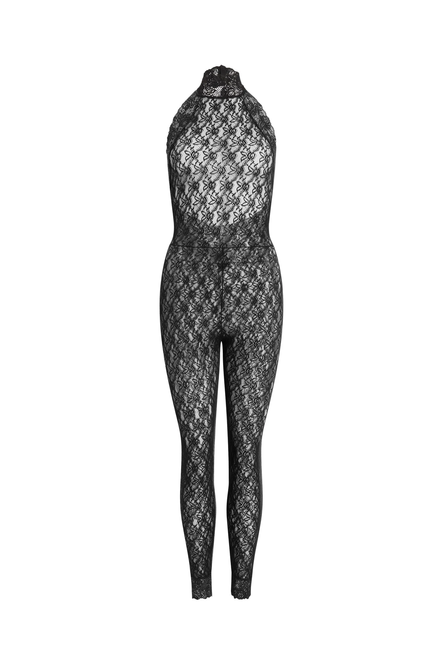 Patou Polyamide lace jumpsuit in Black | Jumpsuit | Luxury Shoes Patou Polyamide lace jumpsuit in Black