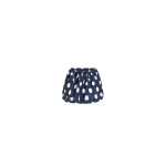 Patou Puffy mini skirt in Navy Polka Dots printed recycled ottoman faille
