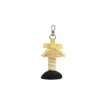 Patou Raffia Patou silhouette charm in Limelight