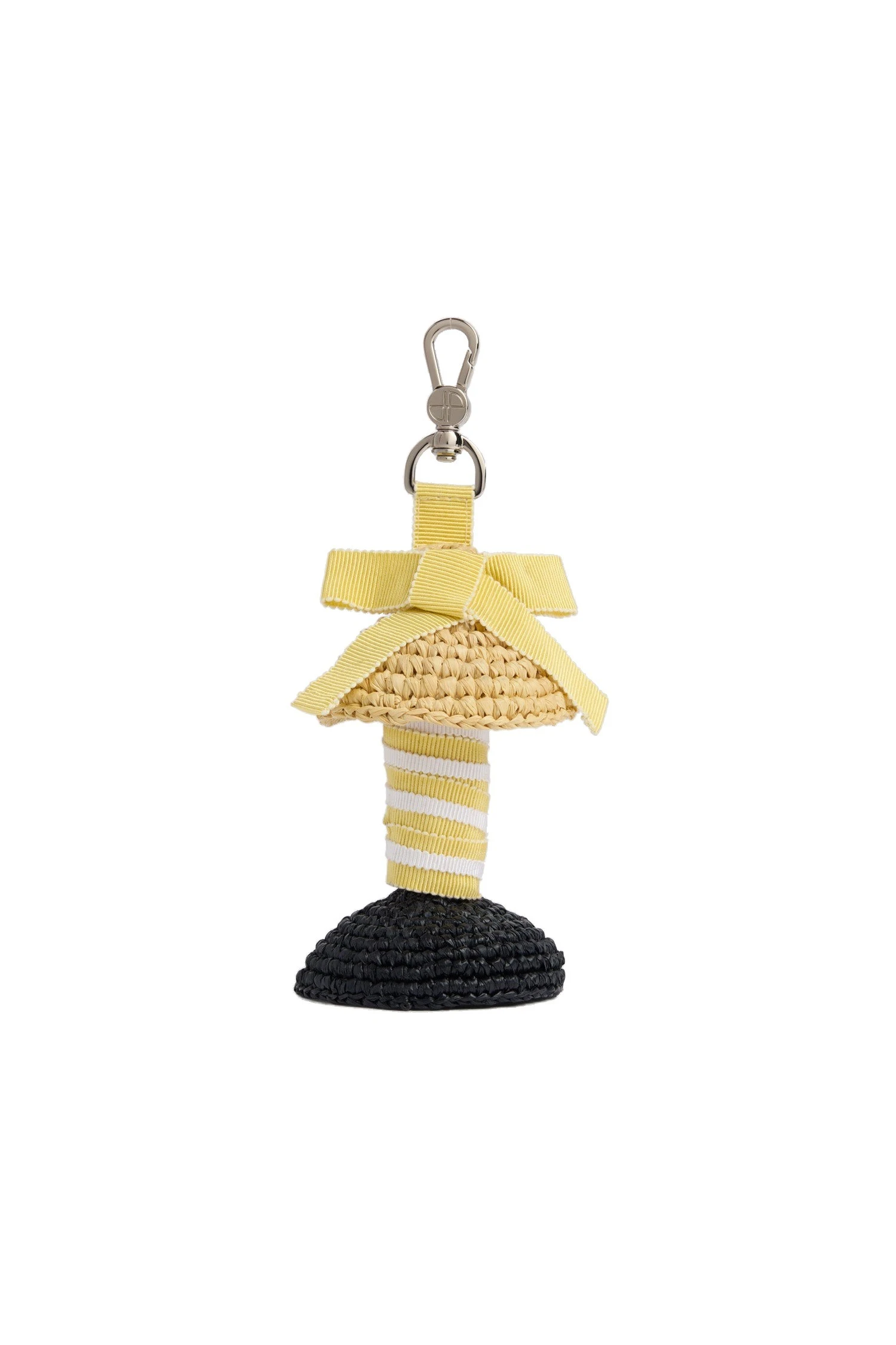 Patou Raffia Patou silhouette charm in Limelight | Bags | Luxury Shoes Patou Raffia Patou silhouette charm in Limelight