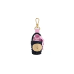 Patou Raffia bucket bag charm in Deep Sea Blue