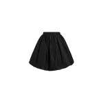 Patou Recycled faille bubble skirt in Black