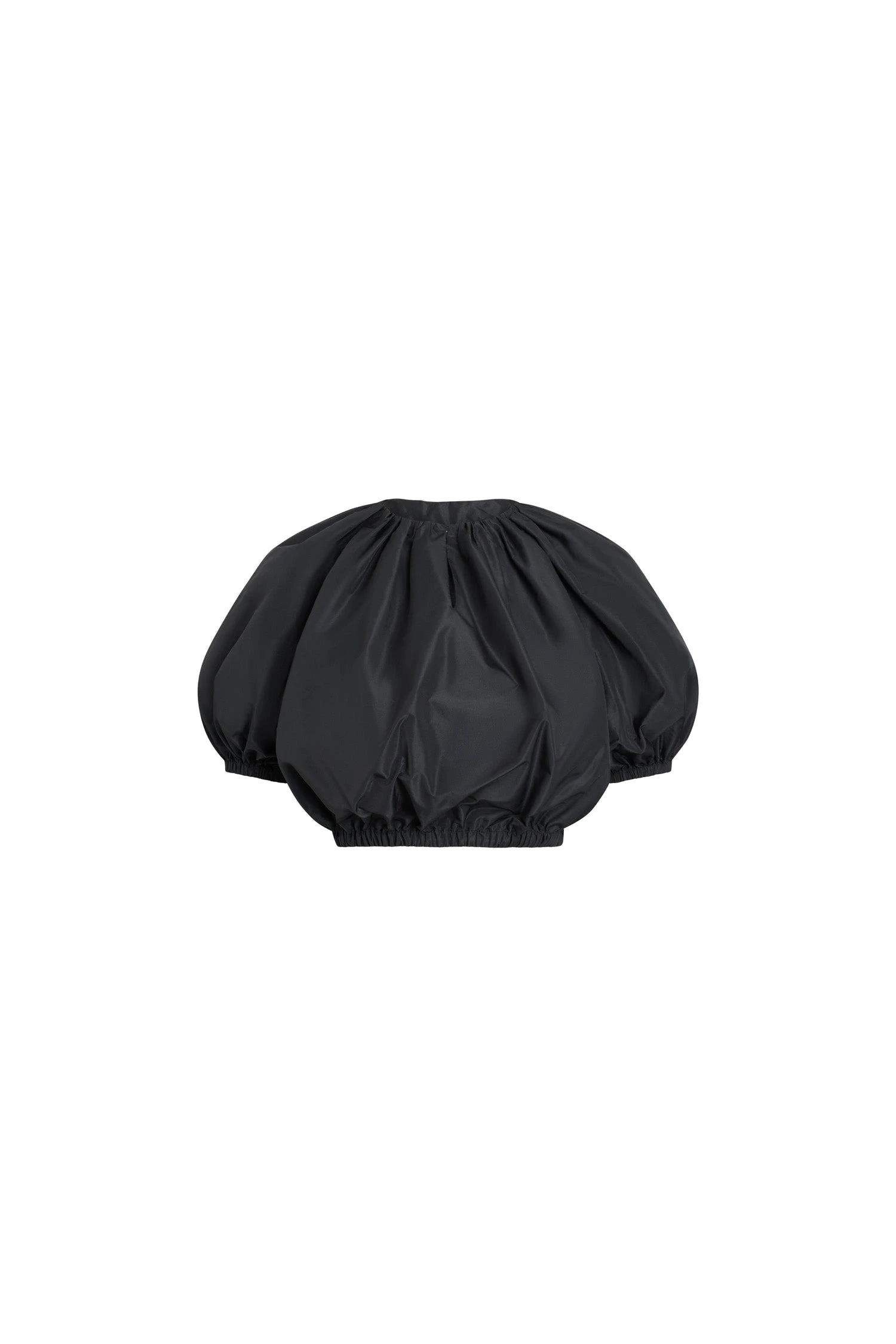 Patou Recycled faille bustier top in Black | Tops | Luxury Shoes Patou Recycled faille bustier top in Black