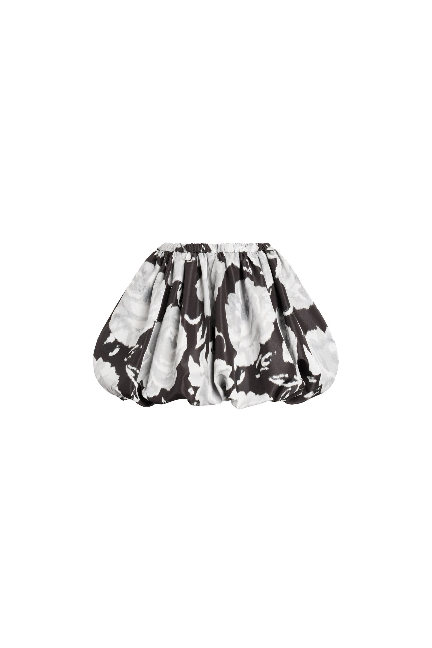 Patou Recycled faille mini bloomer skirt in Night Garden | Skirts | Luxury Shoes Patou Recycled faille mini bloomer skirt in Night Garden
