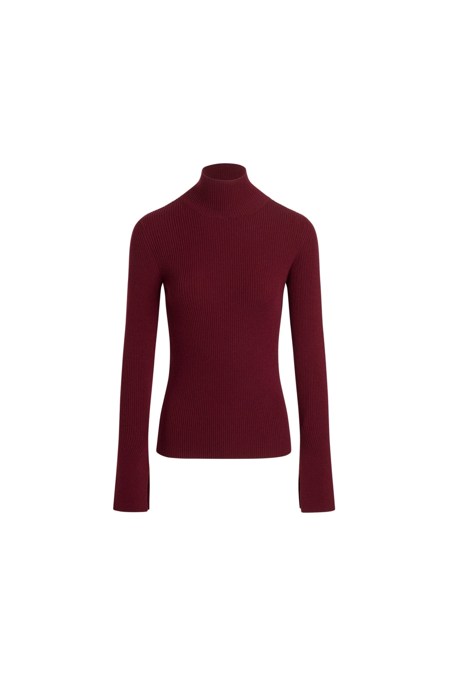 Patou Ribbed jumper in Syrah wool blend | Knitwear | Luxury Shoes Patou Ribbed jumper in Syrah wool blend