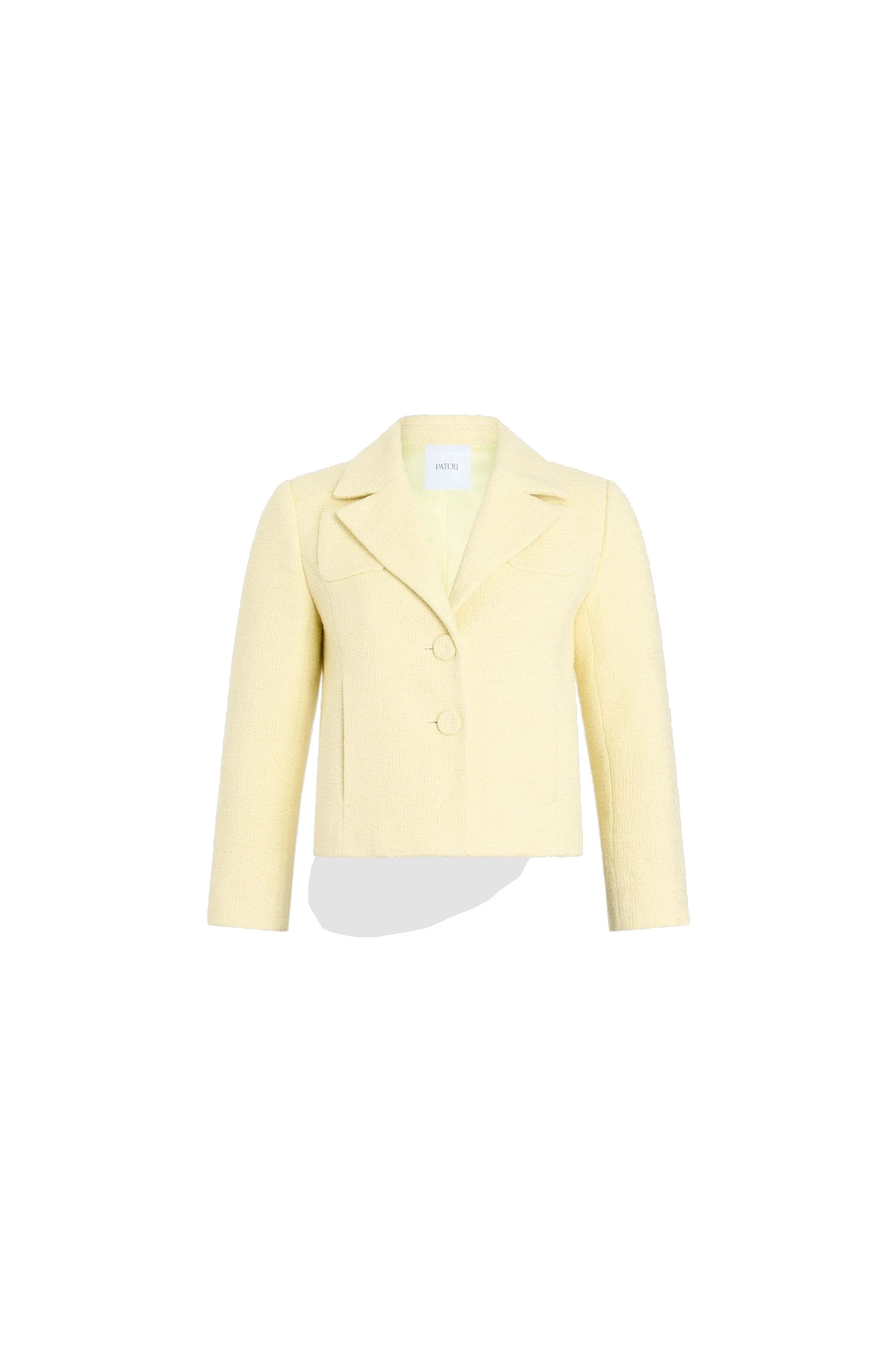 Patou Short tailored cotton blend jacket Patou Short tailored cotton blend jacket