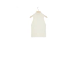 Patou Sleeveless top in Avalanche sustainable alpaca blend