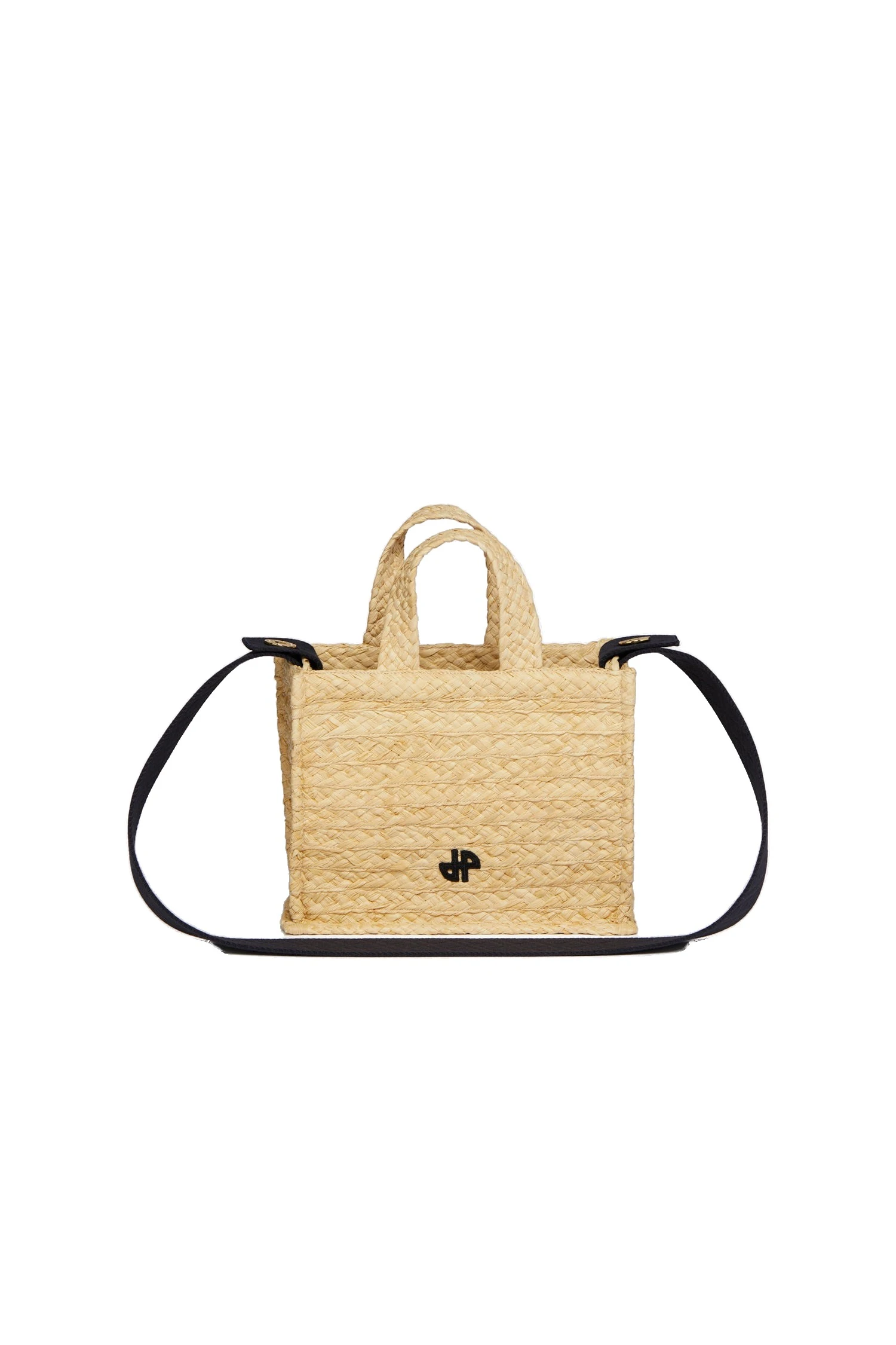 Patou Small JP tote in raffia | Buy Designer Bags at Luxury Shoes Patou Small JP tote in Vanilla raffia