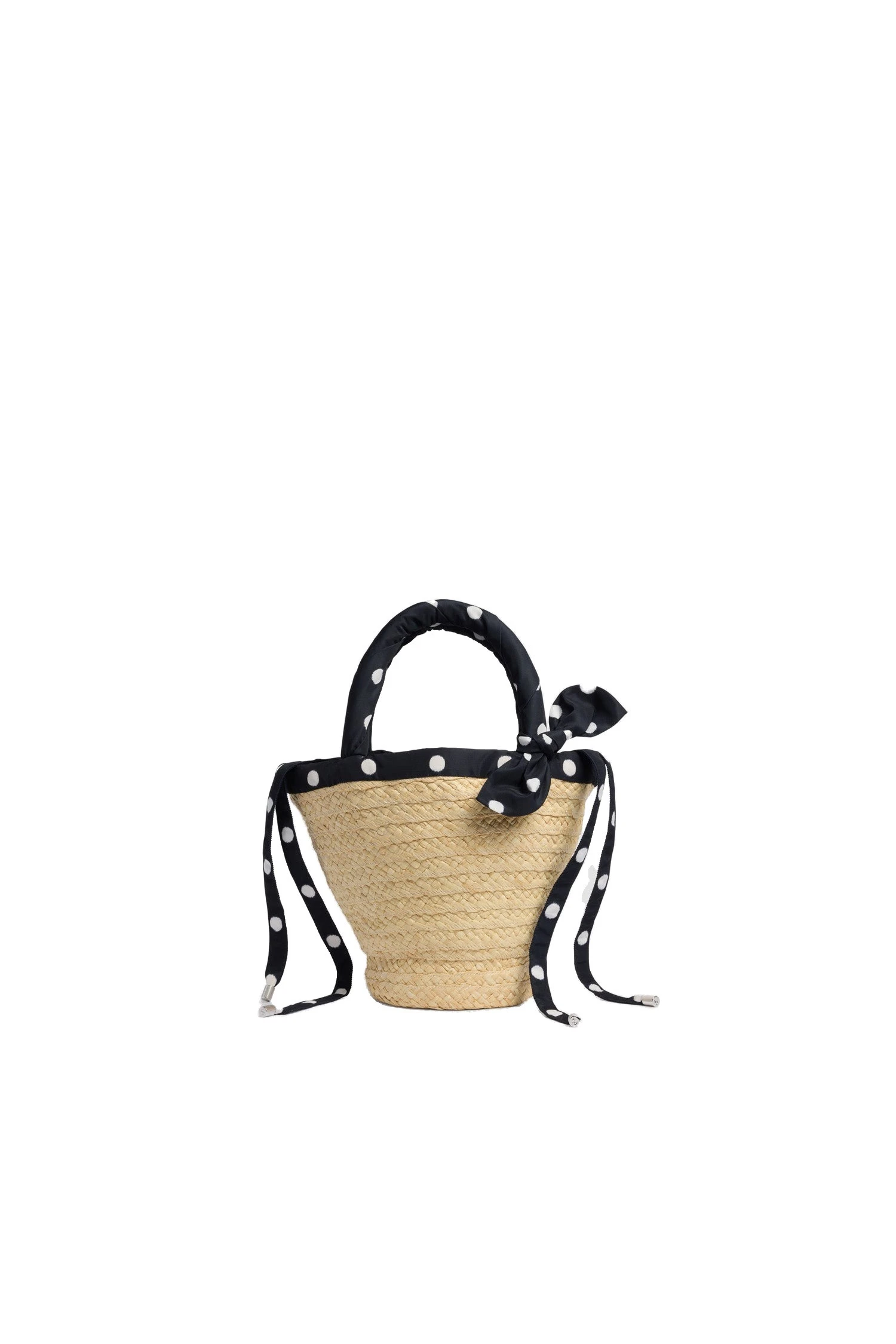 Patou Small raffia bucket bag | Buy Designer Bags at Luxury Shoes Patou Small raffia bucket bag in Meteorite Blue
