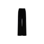 Patou Tuxedo trousers in Black organic cotton velvet