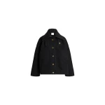 Patou Volume parka in Khol Stone organic cotton denim