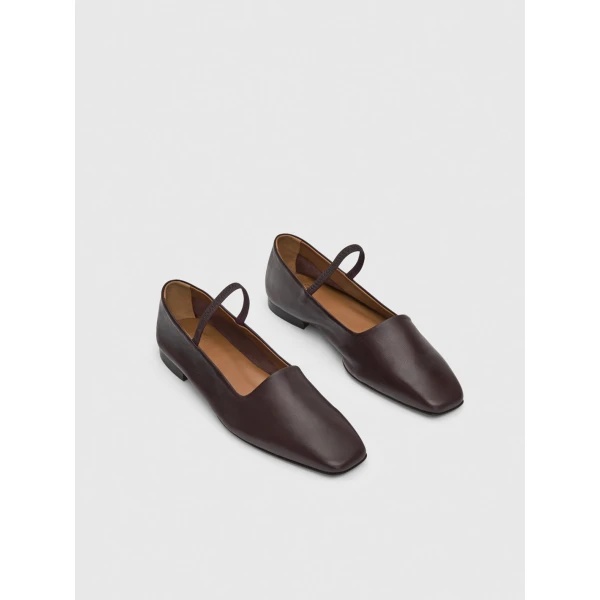 ATP Atelier Petina in Walnut Mary Jane Flats Brown