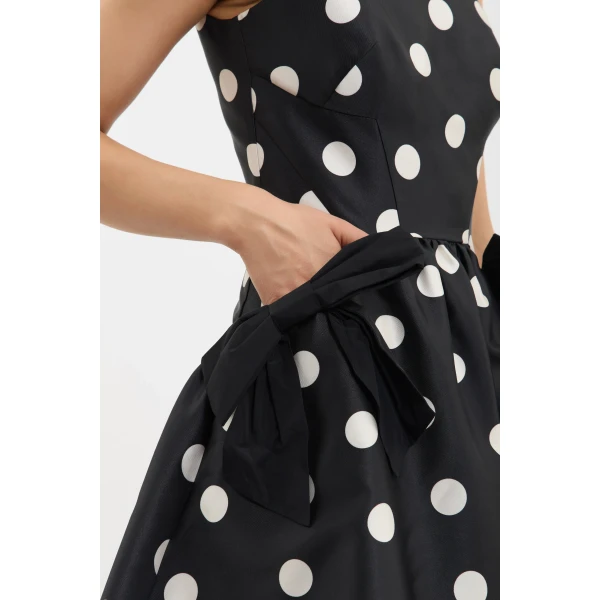 Rebecca Vallance Bacio Midi Dress in Black