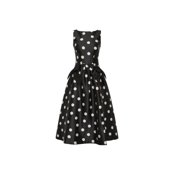 Rebecca Vallance Bacio Midi Dress in Black