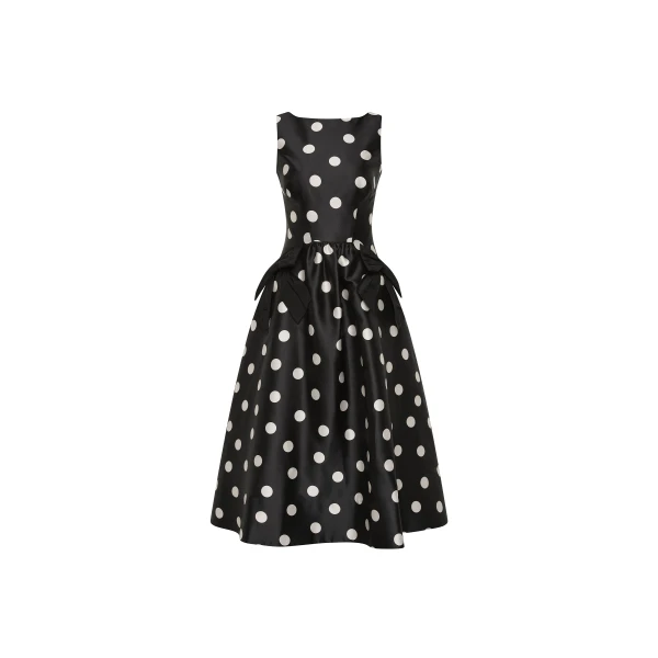 Rebecca Vallance Bacio Midi Dress in Black