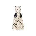 Rebecca Vallance Bacio Midi Dress in Cream
