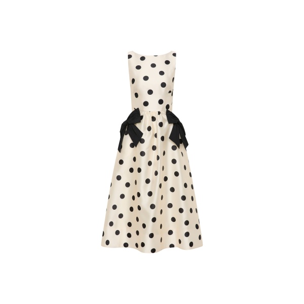 Rebecca Vallance Bacio Midi Dress in Cream
