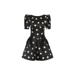 Rebecca Vallance Bacio Short Sleeve Mini Dress in Black