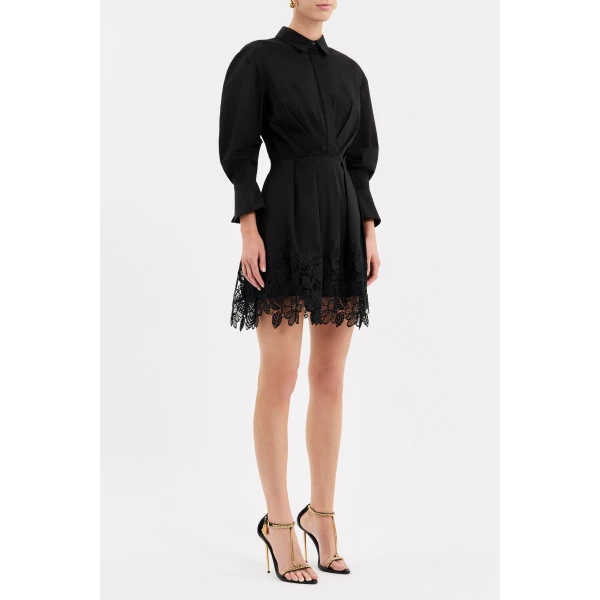 Rebecca Vallance Black mini dress