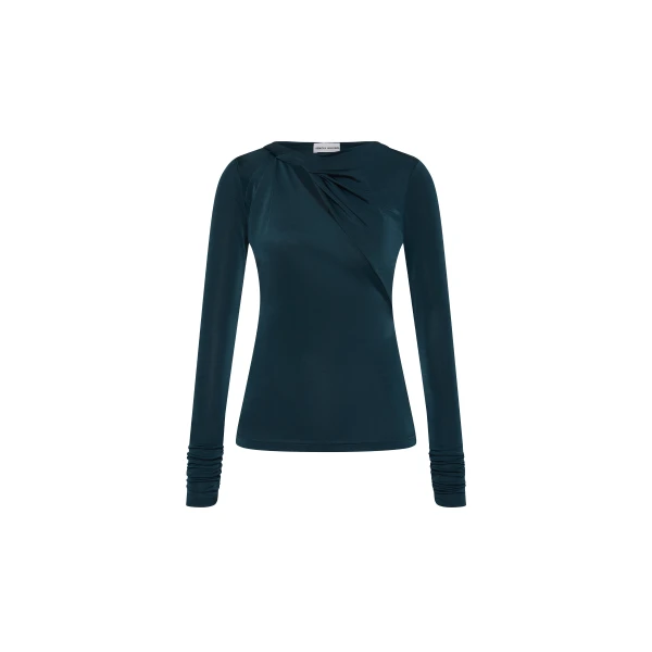 Rebecca Vallance Jazzlyn Long Sleeve Top in Teal