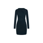 Rebecca Vallance mini dress Australia Signature Dresses – Luxury Shoes Rebecca Vallance Kiana Long Sleeve Mini Dress in Teal