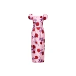 Rebecca Vallance Melora Off The Shoulder Midi Dress