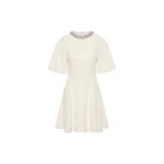 Rebecca Vallance Noemie Mini Dress in Cream