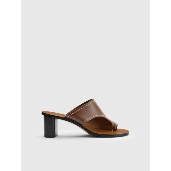 ATP Atelier Rosate in Cannella Cutout Heeled Sandals