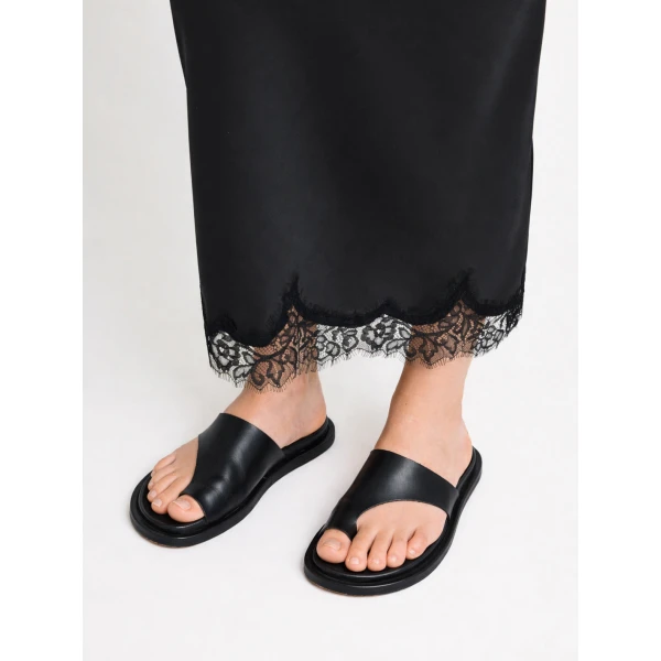 ATP Atelier Rosanna in Black Comfy Sandals Black