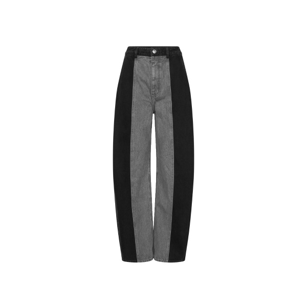 Cocoon Denim Pants Dark Grey