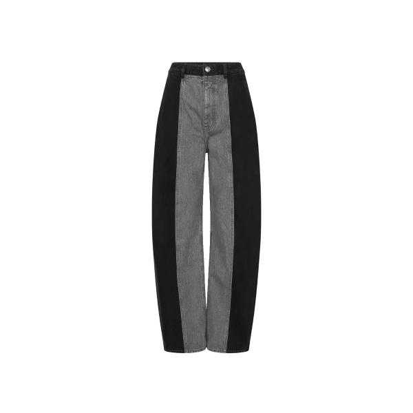 Cocoon Denim Pants Dark Grey
