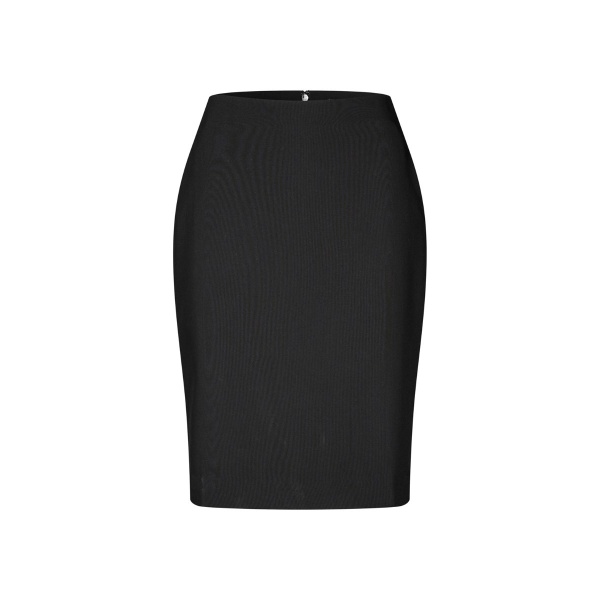 Cut Out Rhinestone Skirt Black