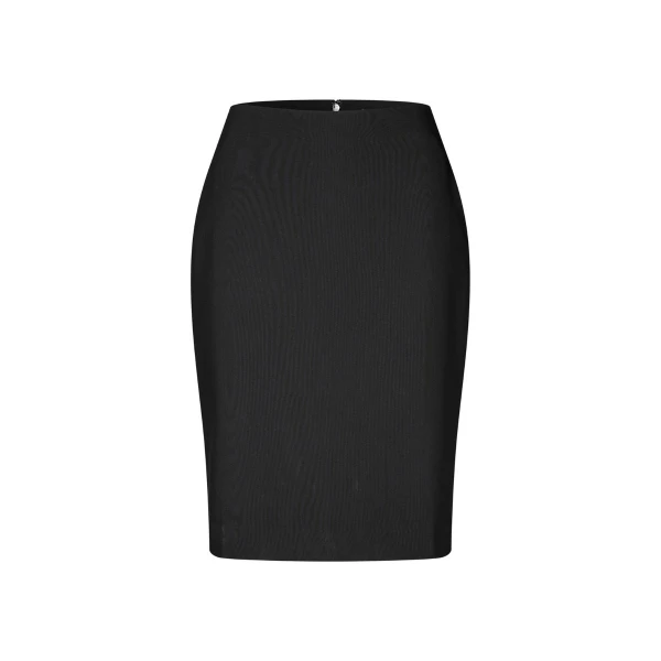 Cut Out Rhinestone Skirt Black