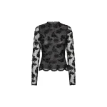Flower Mesh LS Top