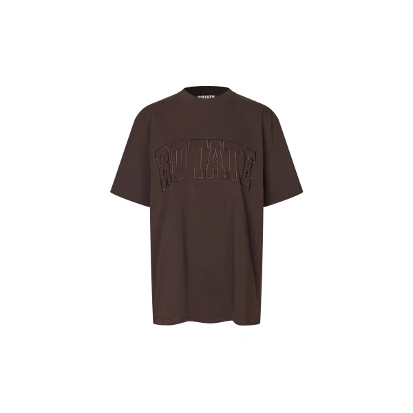 Jersey Oversized T-Shirt Brown