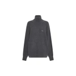 Knit Highneck Jumper Grey
