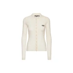 Knitted Polo Top White