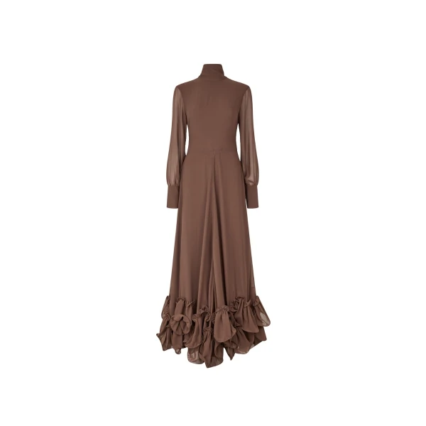 LS Ruffle Maxi Dress