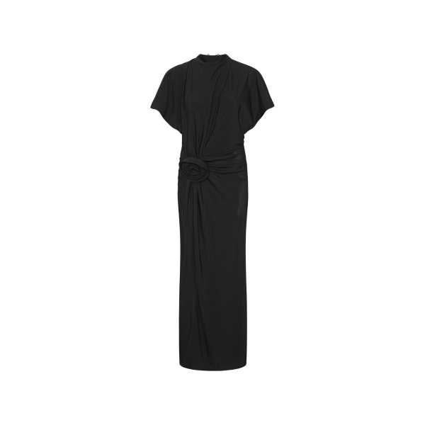 Maxi Slit Dress Black