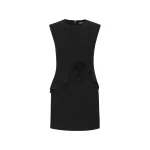 Rose Mini Dress Black