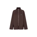 Scuba Full Zip Jacket Dark Brown