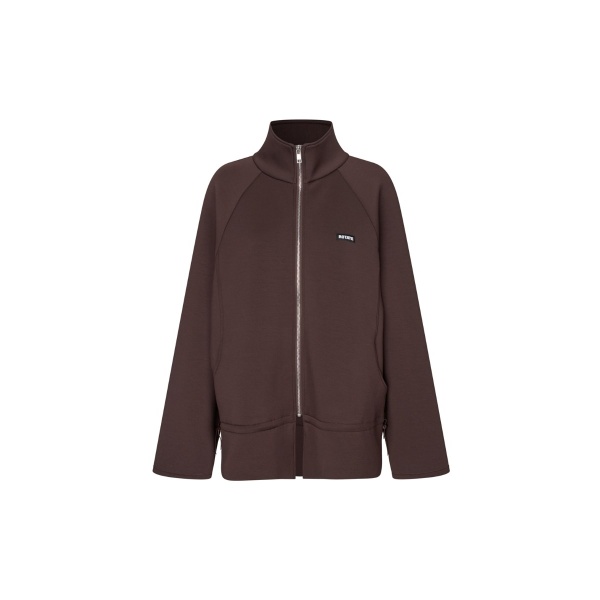 Scuba Full Zip Jacket Dark Brown