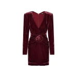 Silk Velvet Mini Dress