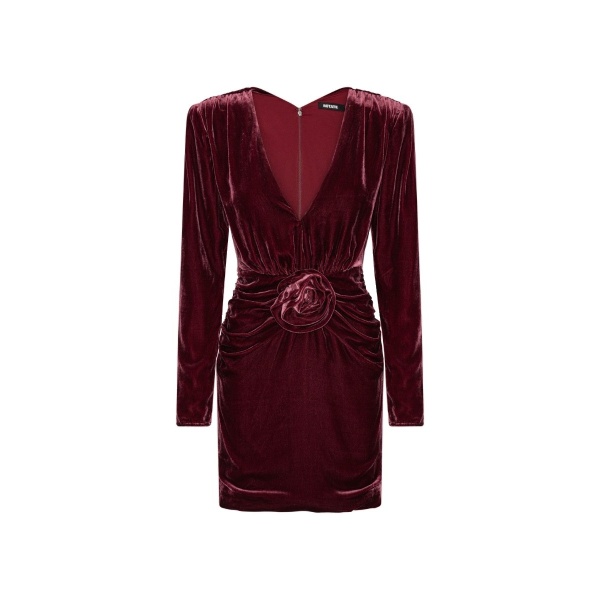 Silk Velvet Mini Dress