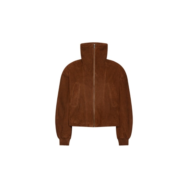 Suede Anorak Jacket Brown