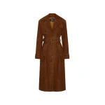 Suede Trenchcoat Brown
