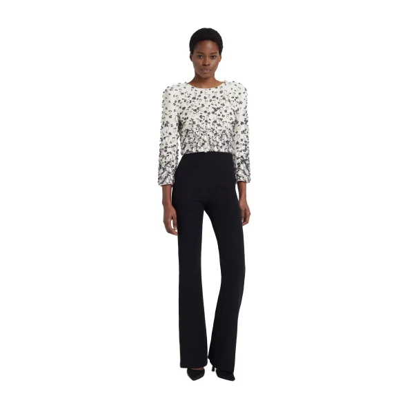 Astra Top in Ivory with Embellishment