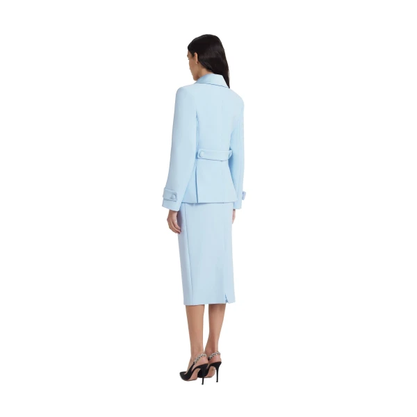Safiyaa Pale Blue with Crystal Jackets
