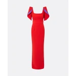 Safiyaa Dara Scarlet Red Long Dress